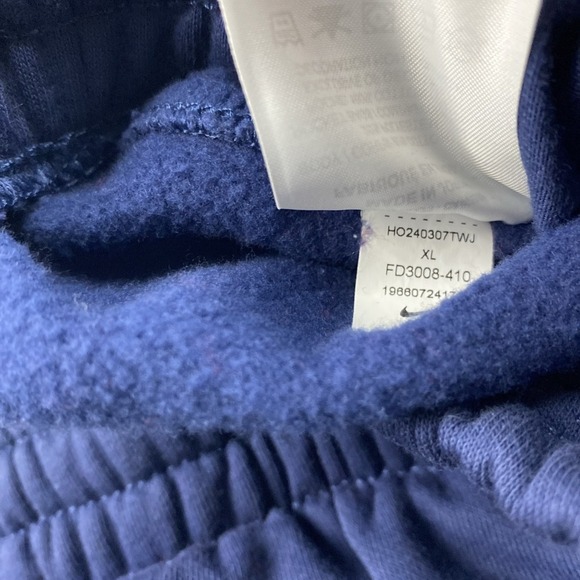 Nike Boy's Sportswear Club Fleece-Lined Jogger Sweatpant Navy FD3008 XL READ - Picture 2 of 9
